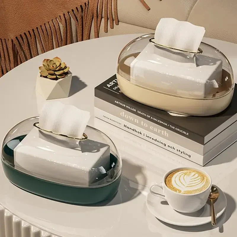 Wall Mounted Oval Tissue Box