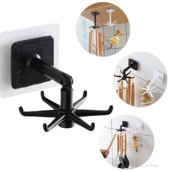 360 ° Rotating Self-adhesive Hook