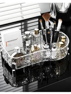 Glacier Makeup with Brush Holder