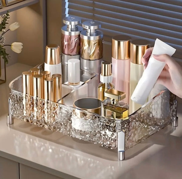 Glacier Makeup with Brush Holder