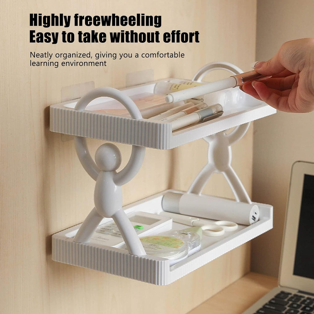 2 Layers Wall Mounted Storage Shelfs