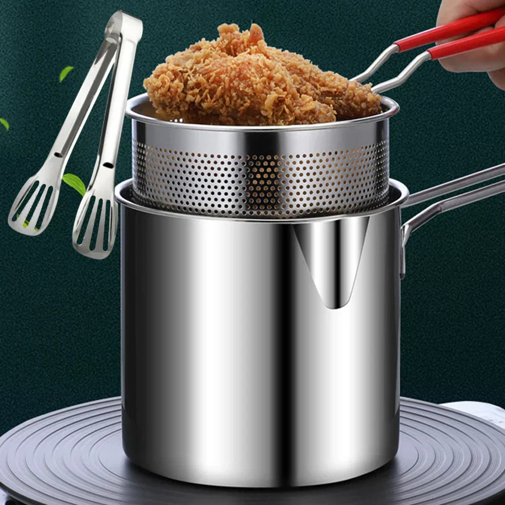 Stainless Steel Fry Pot