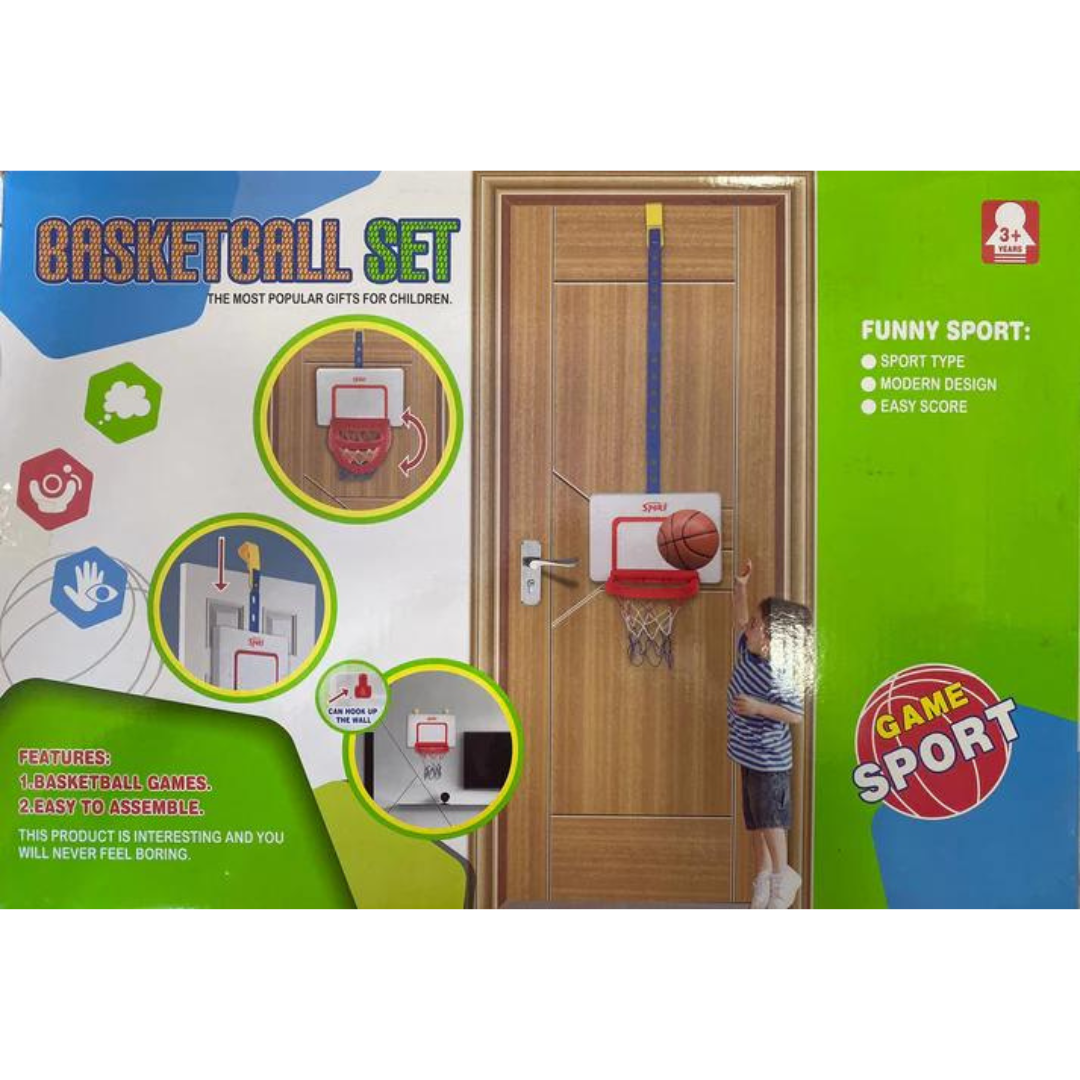 Attach 'N Play Basketball Set For Kids