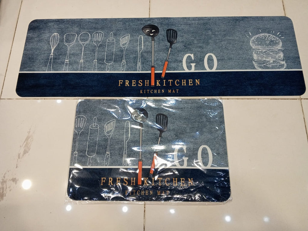 2Pcs Floor Mat Set
