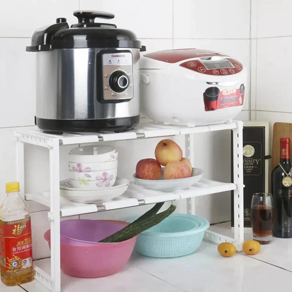 Adjustable Under Sink Shelf