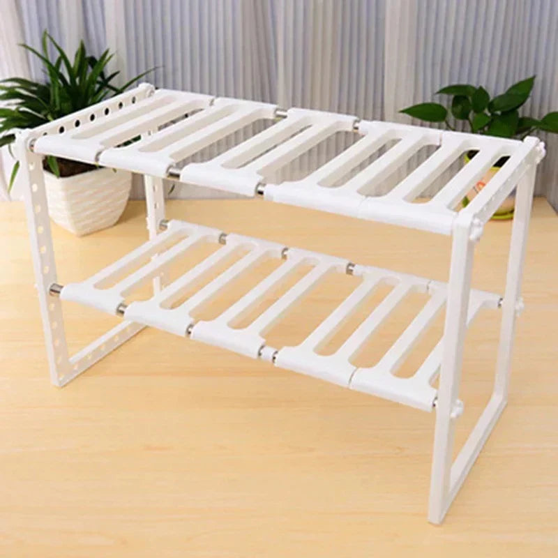Adjustable Under Sink Shelf