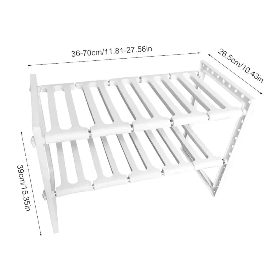 Adjustable Under Sink Shelf